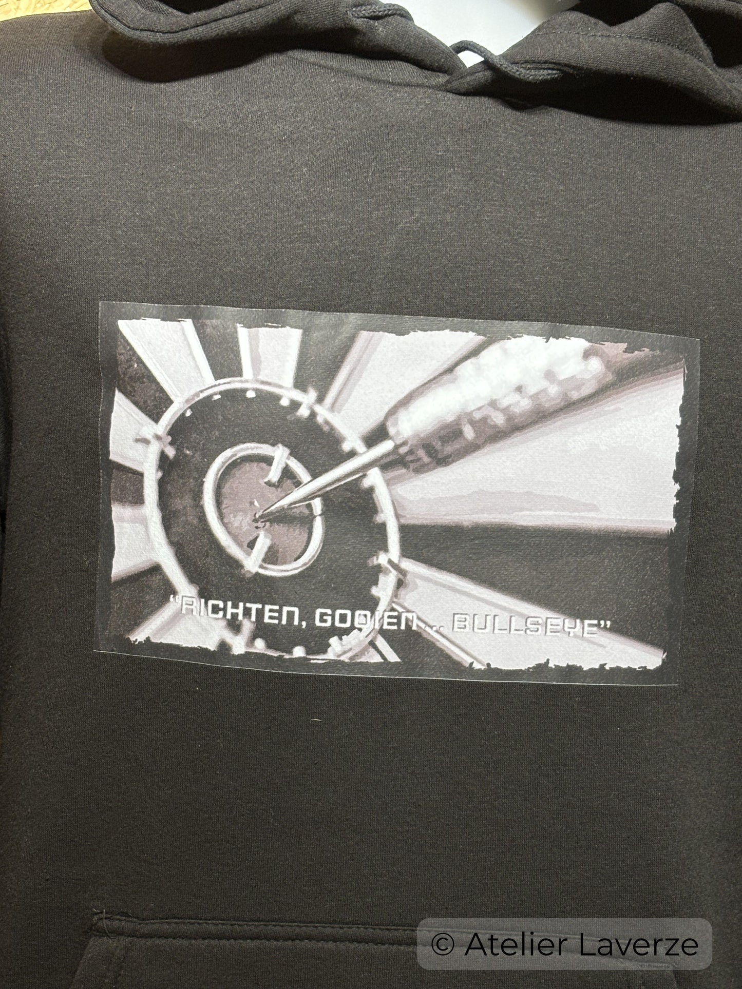 Unisex T-shirt / Richten, Gooien… Bullseye