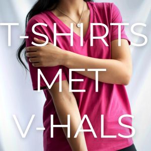 Dames - T-shirts met V-hals