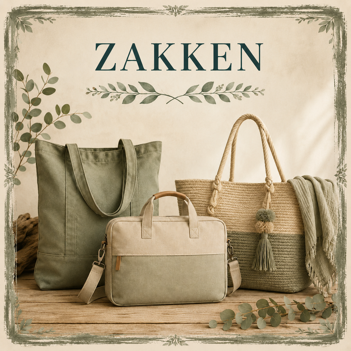 Shoppers en rugzakken