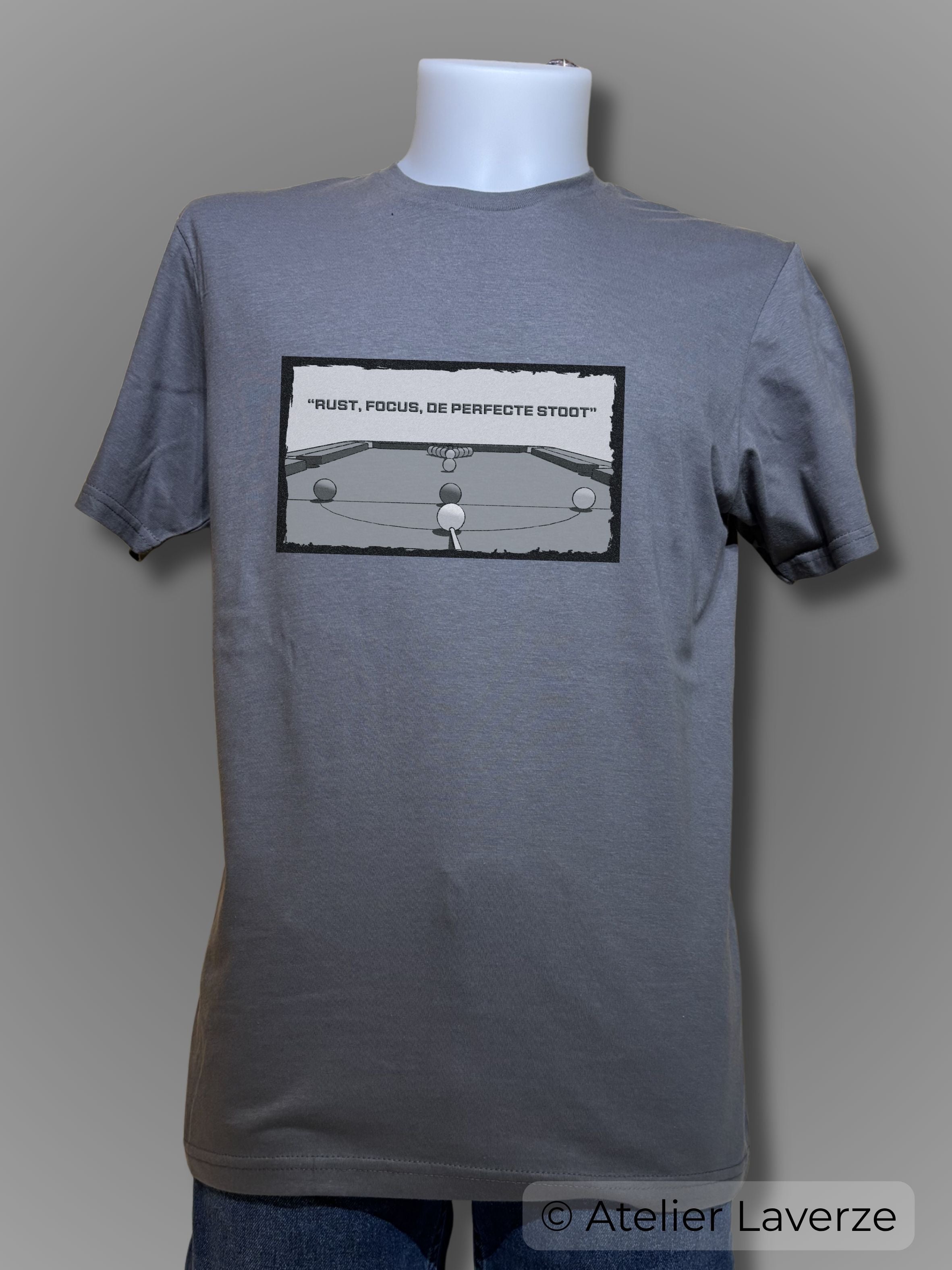 SNOOKER IN BLACK & WHITE (heren t-shirt)
