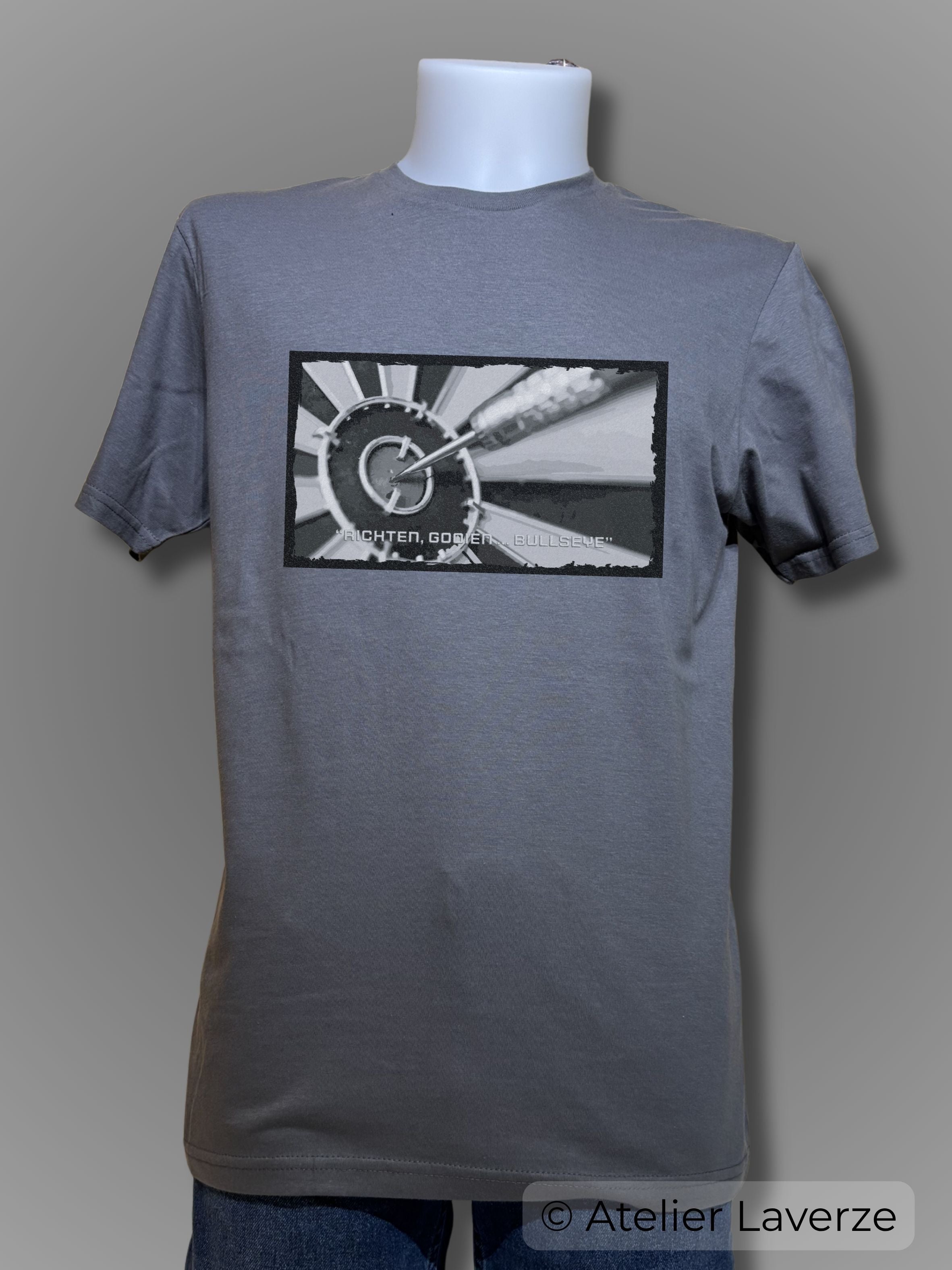 DARTS IN BLACK & WHITE (T-shirts heren)