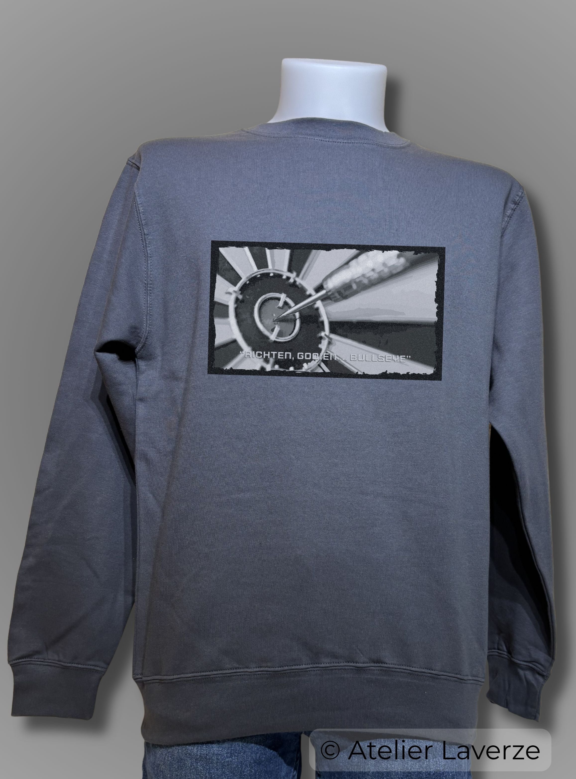 DARTS IN BLACK & WHITE (sweater heren)