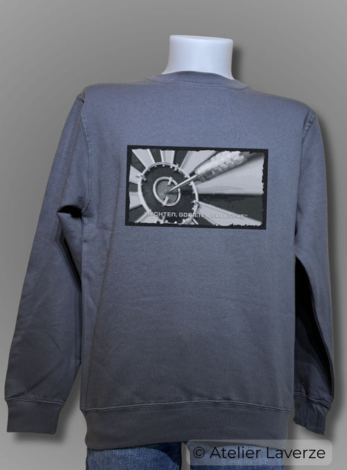 DARTS IN BLACK & WHITE (sweater heren)