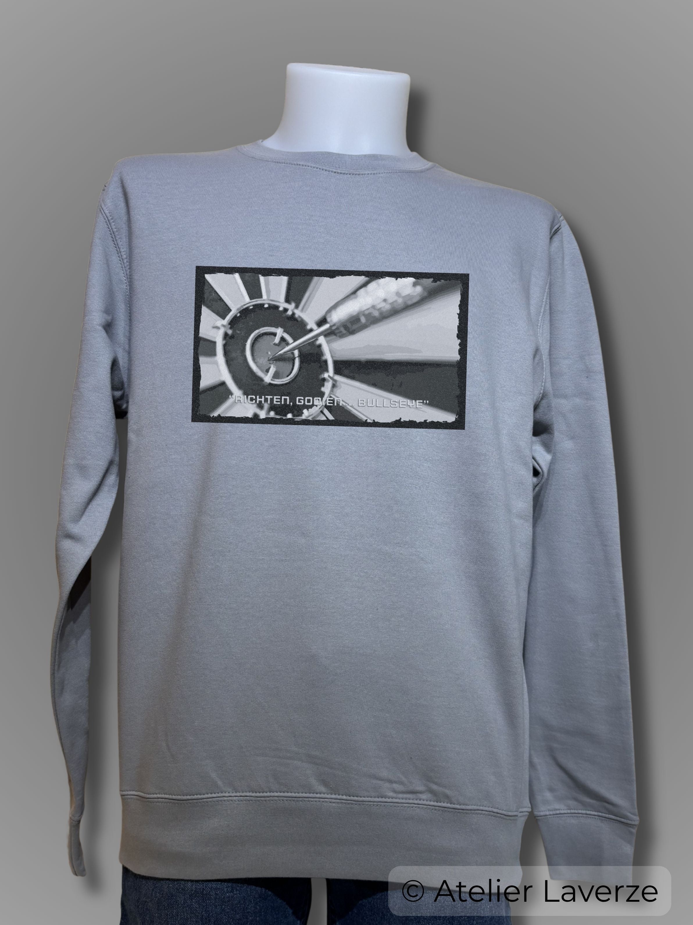 DARTS IN BLACK & WHITE (sweater heren)
