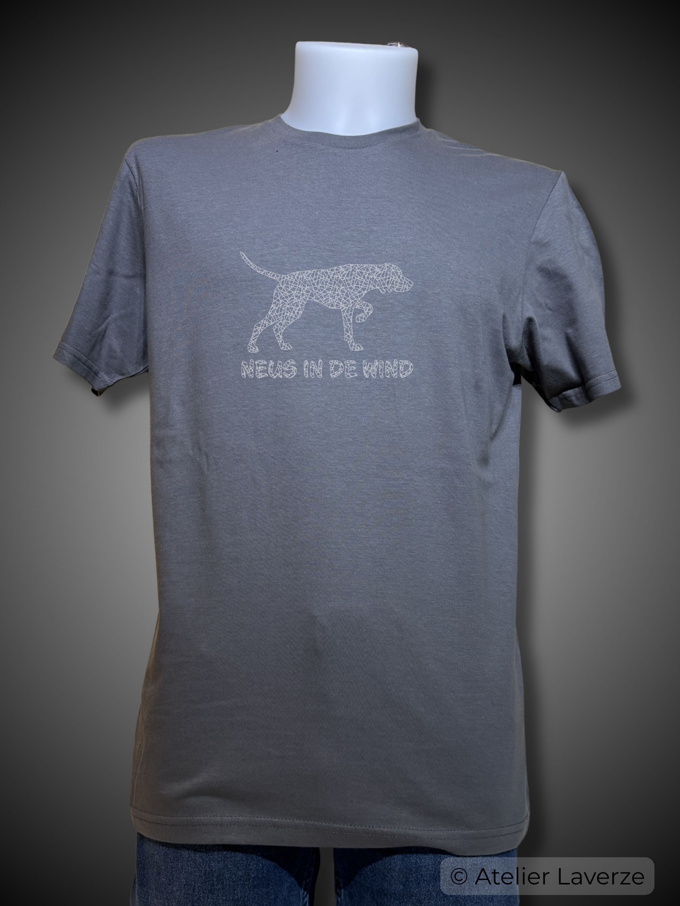 NEUS IN DE WIND (heren t-shirt)