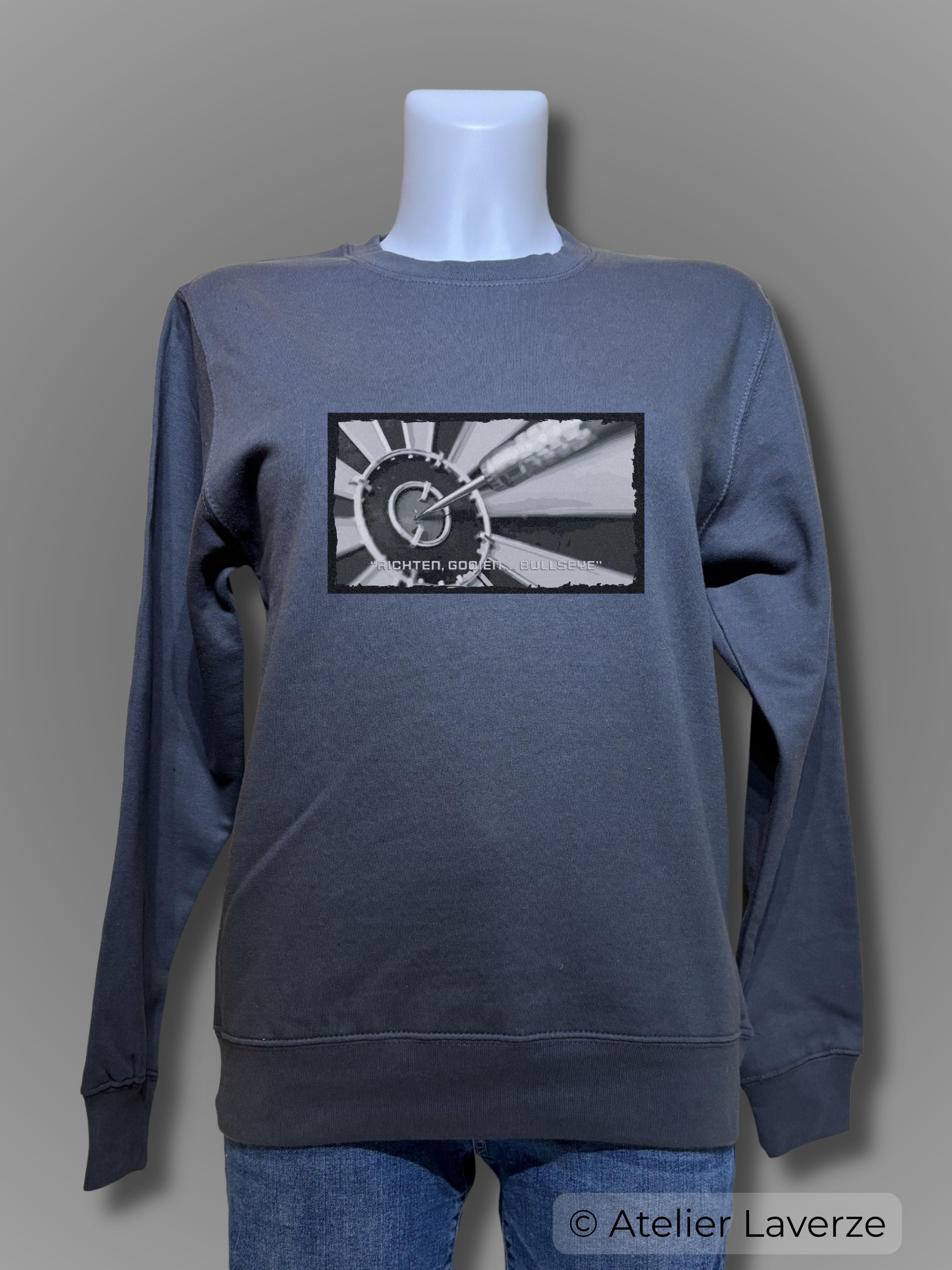 DARTS IN BLACK & WHITE (sweater dames)