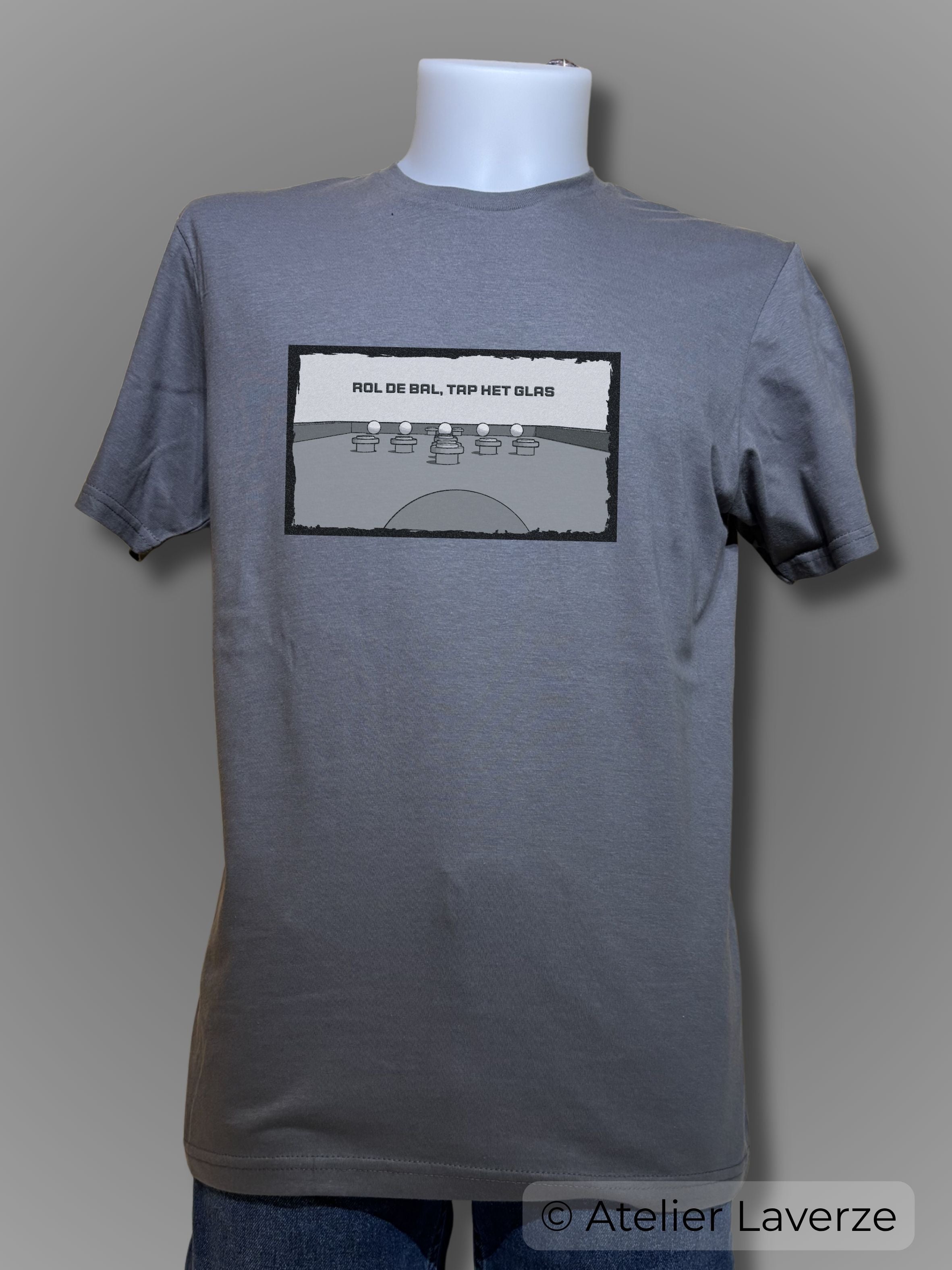 TAPBILJART IN BLACK & WHITE (heren t-shirt)