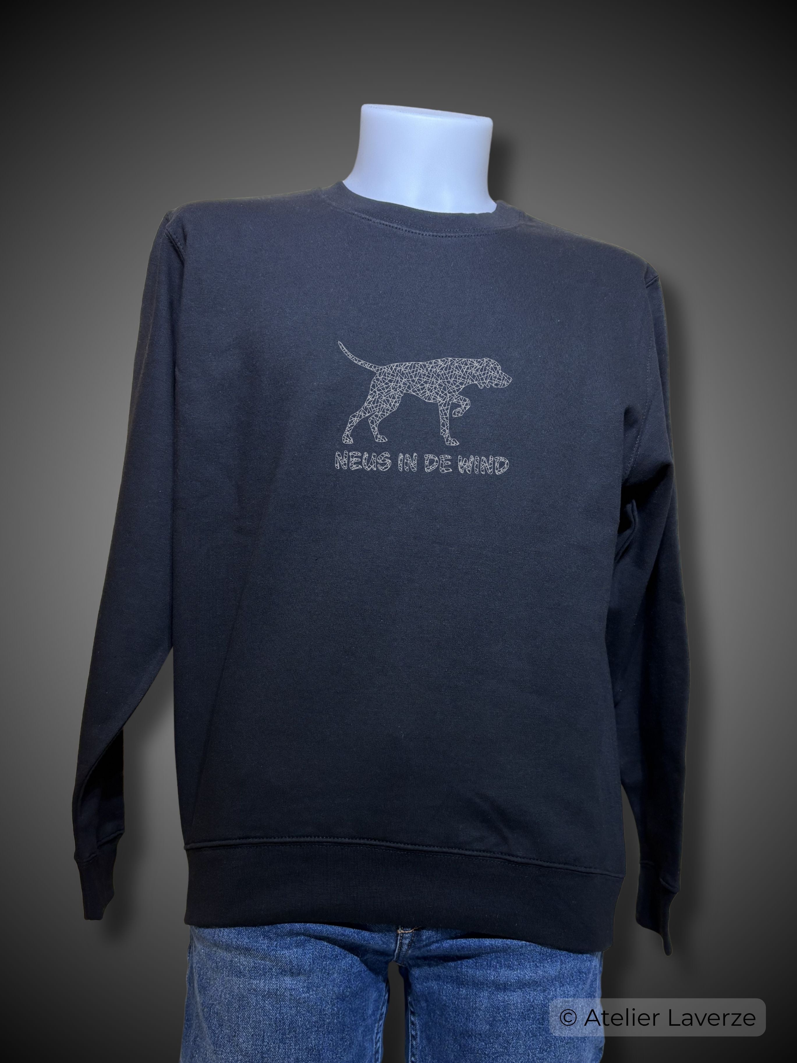 NEUS IN DE WIND (heren sweater)