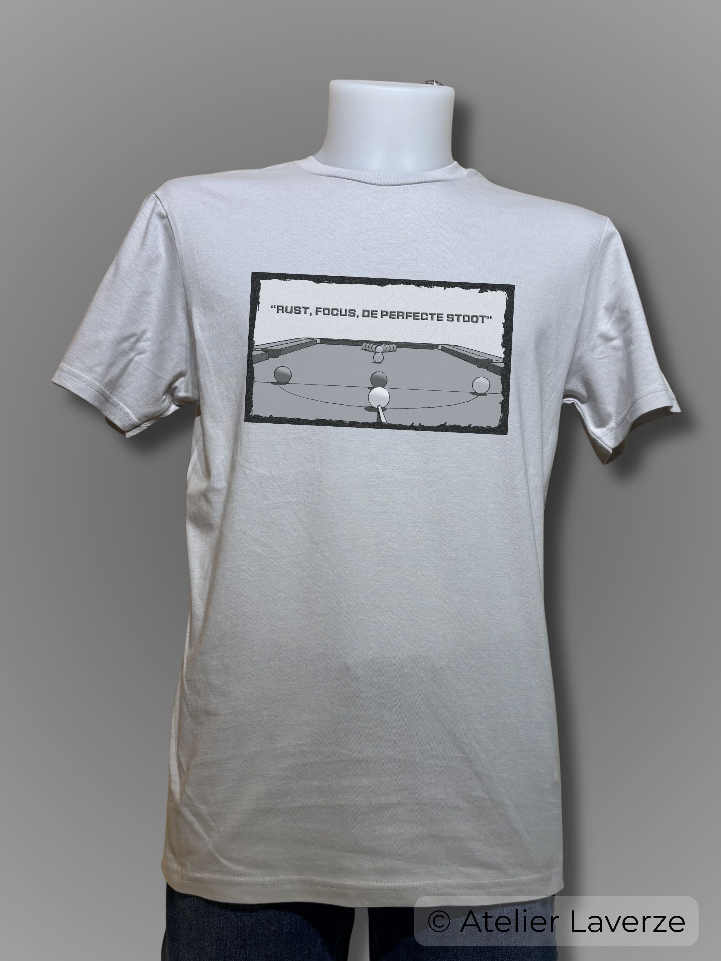 SNOOKER IN BLACK & WHITE (heren t-shirt)