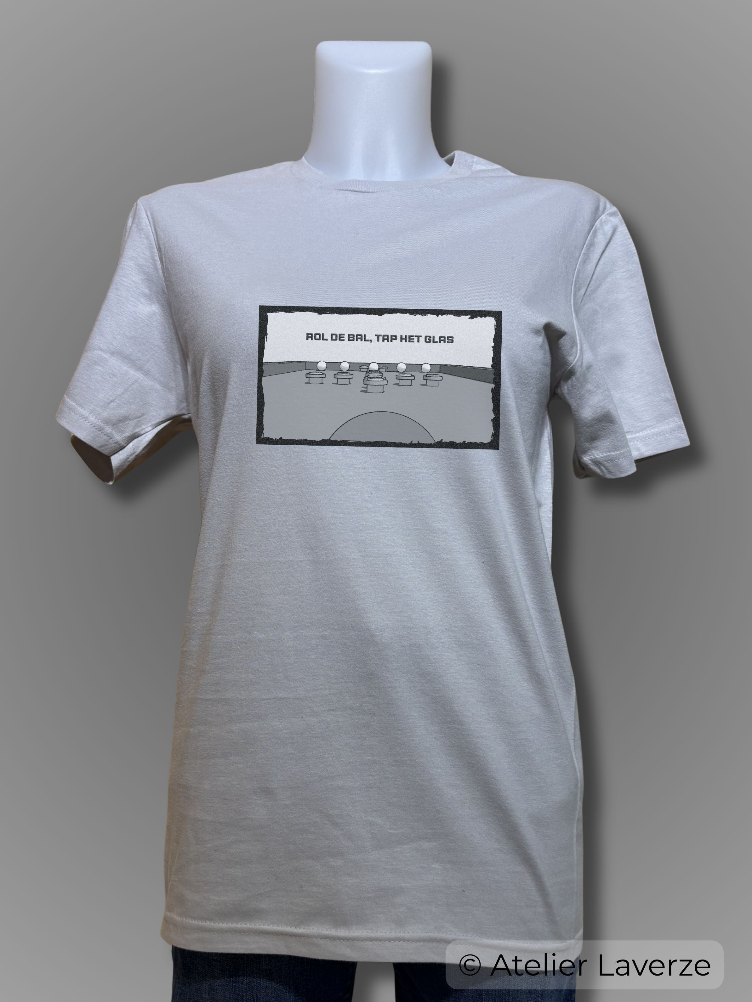 TAPBILJART IN BLACK & WHITE (dames t-shirt)