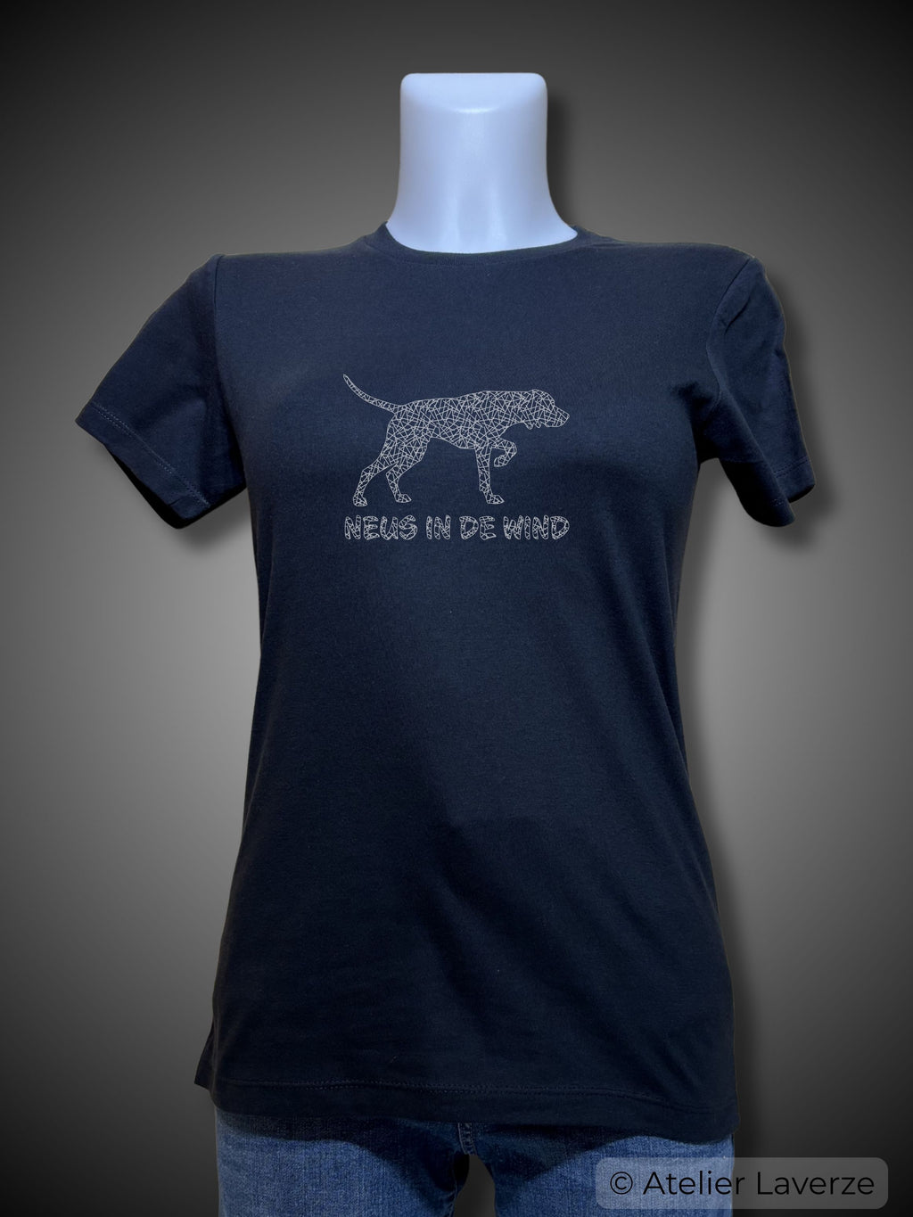 NEUS IN DE WIND (dames t-shirt)