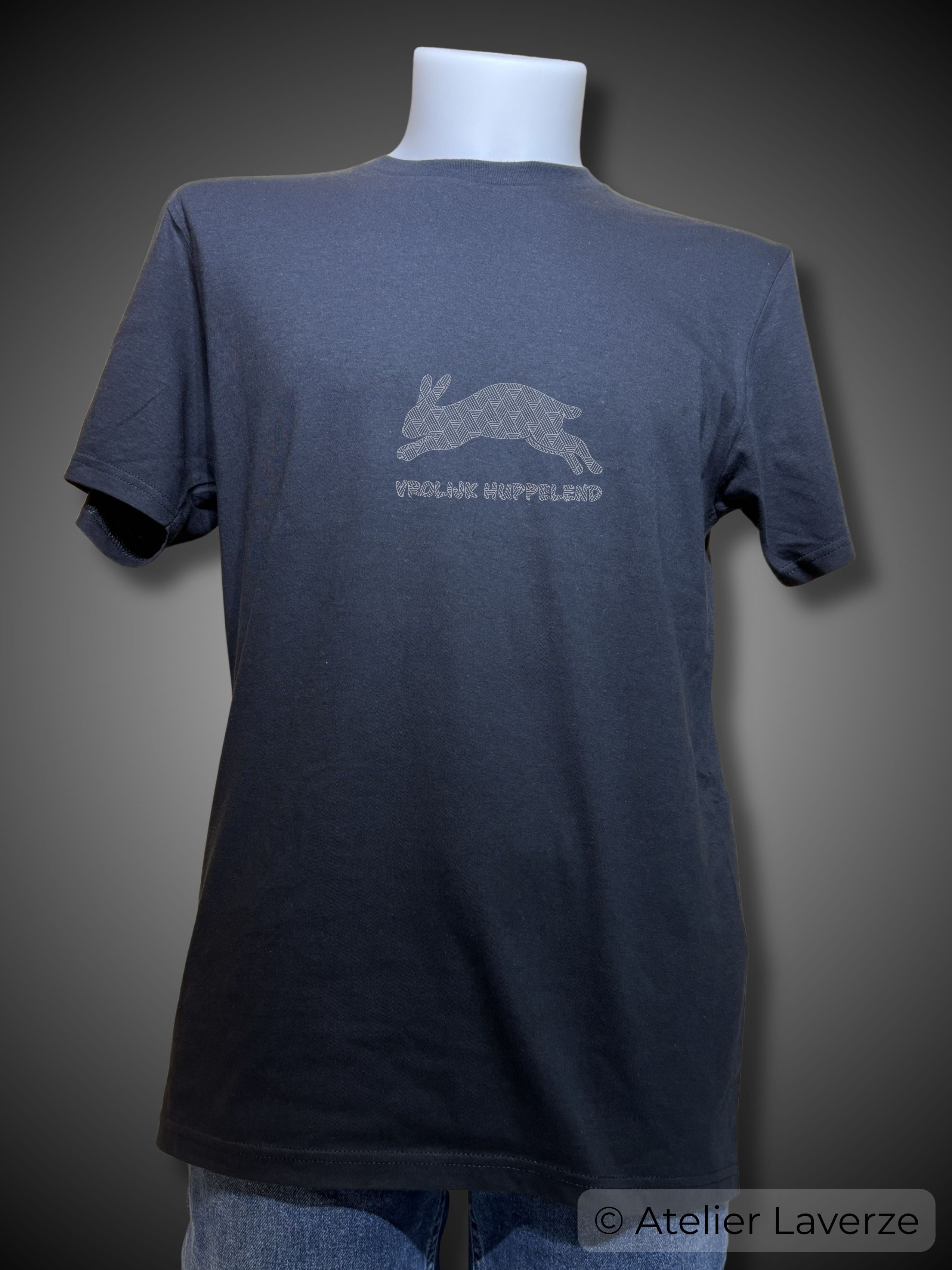 VROLIJK HUPPELEND (heren t-shirt)