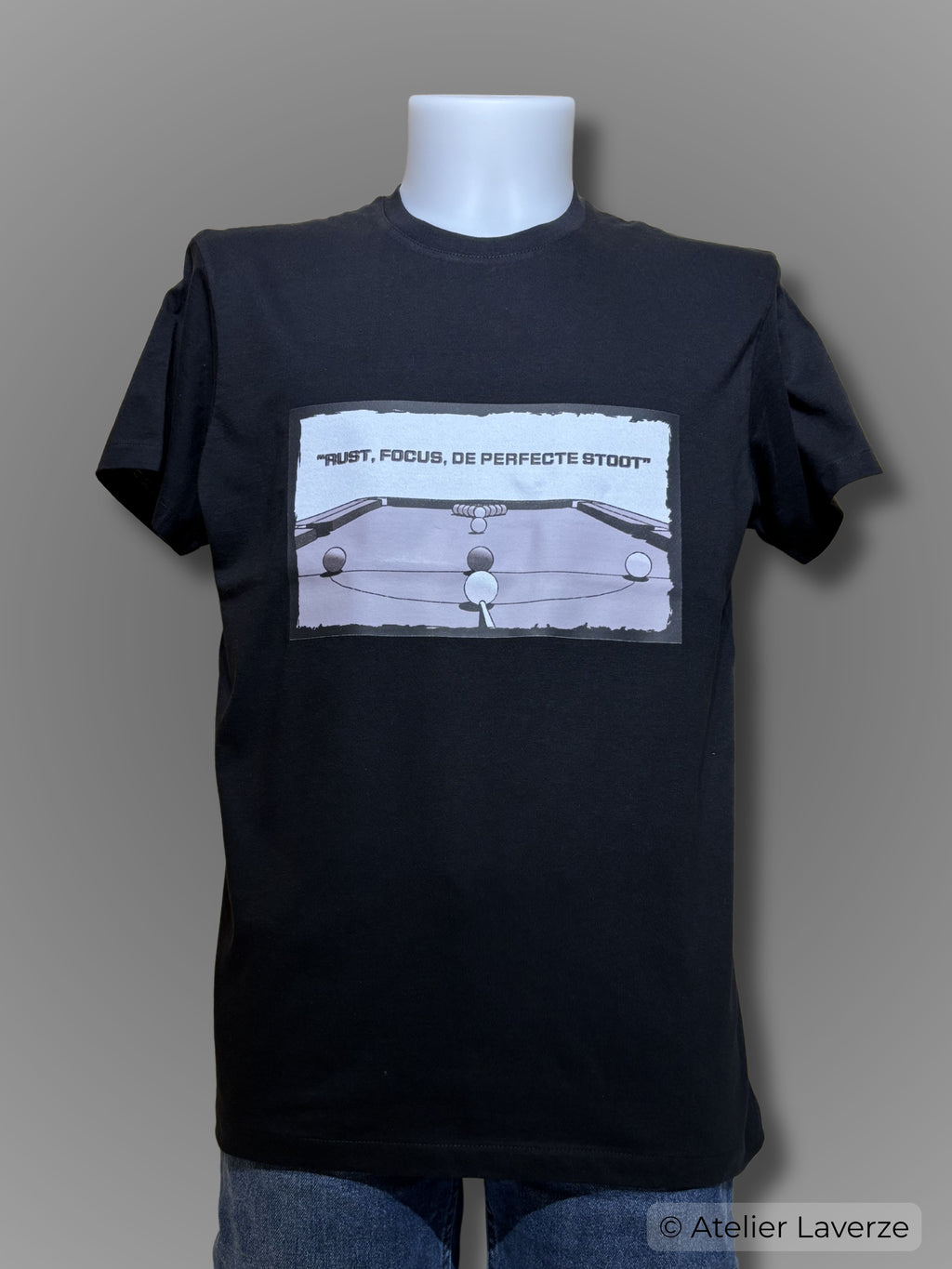 SNOOKER IN BLACK & WHITE (heren t-shirt)