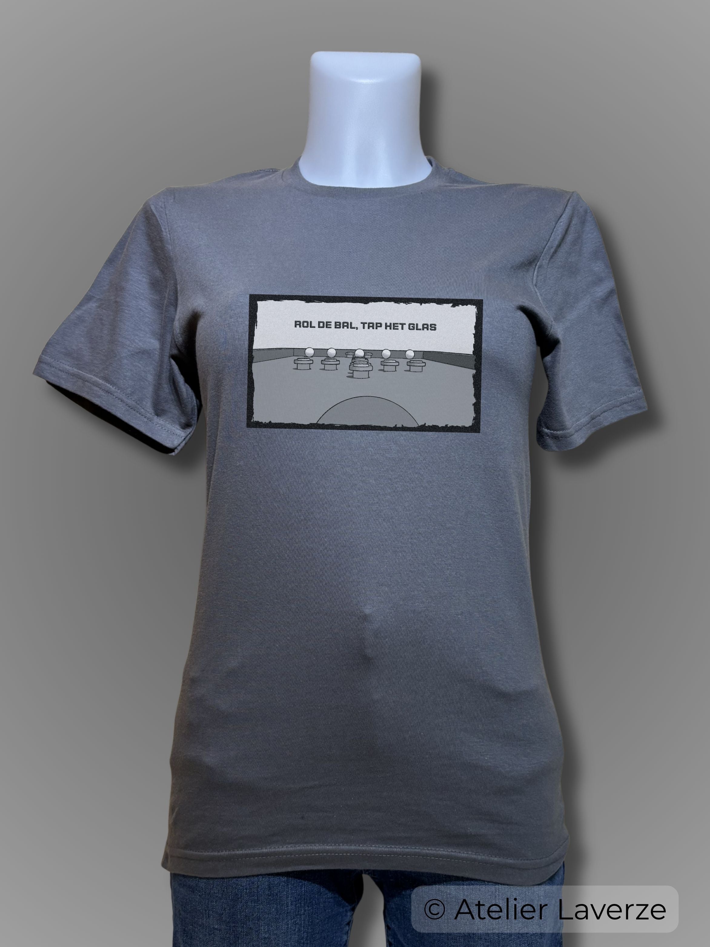 TAPBILJART IN BLACK & WHITE (dames t-shirt)