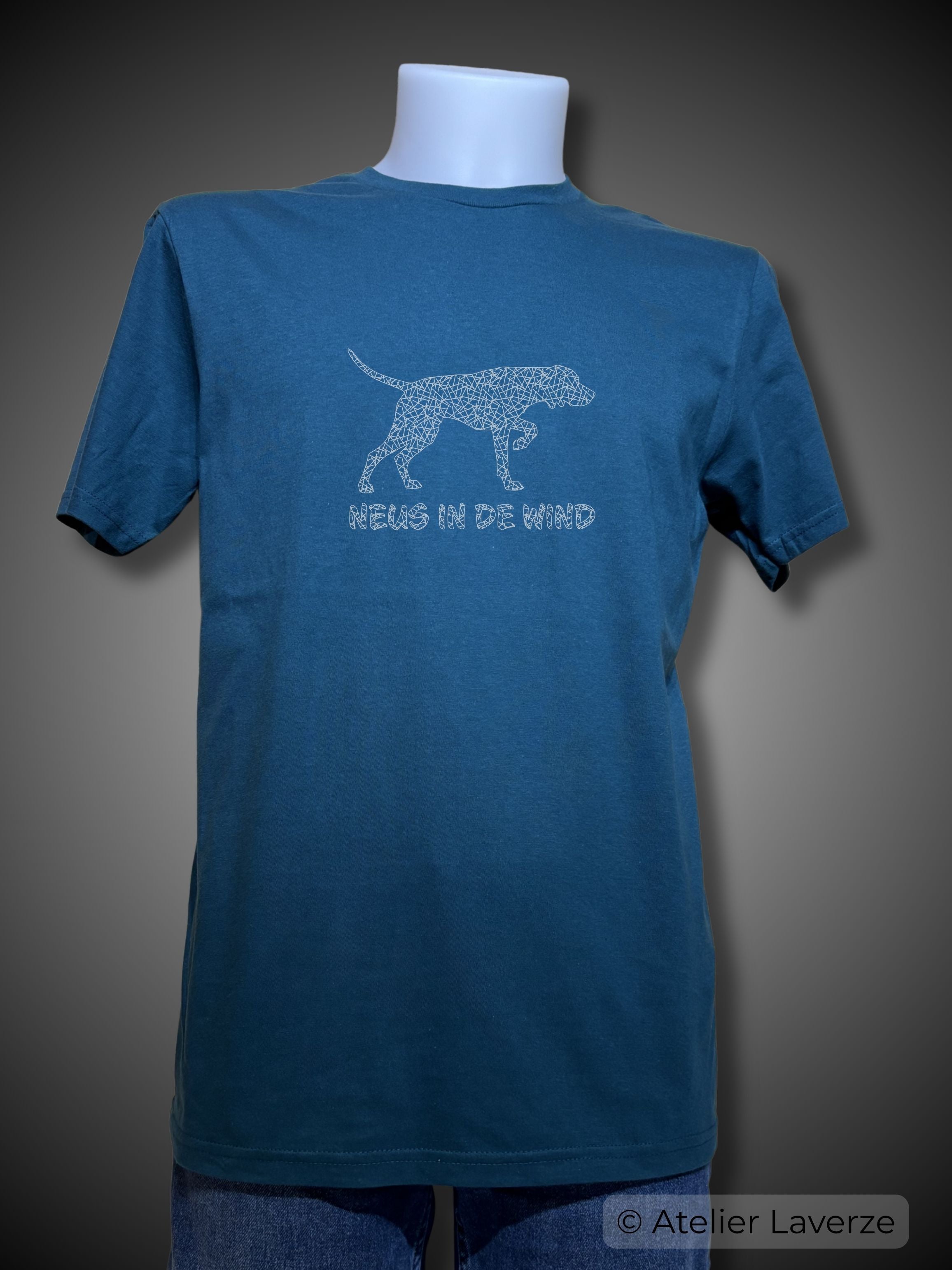 NEUS IN DE WIND (heren t-shirt)