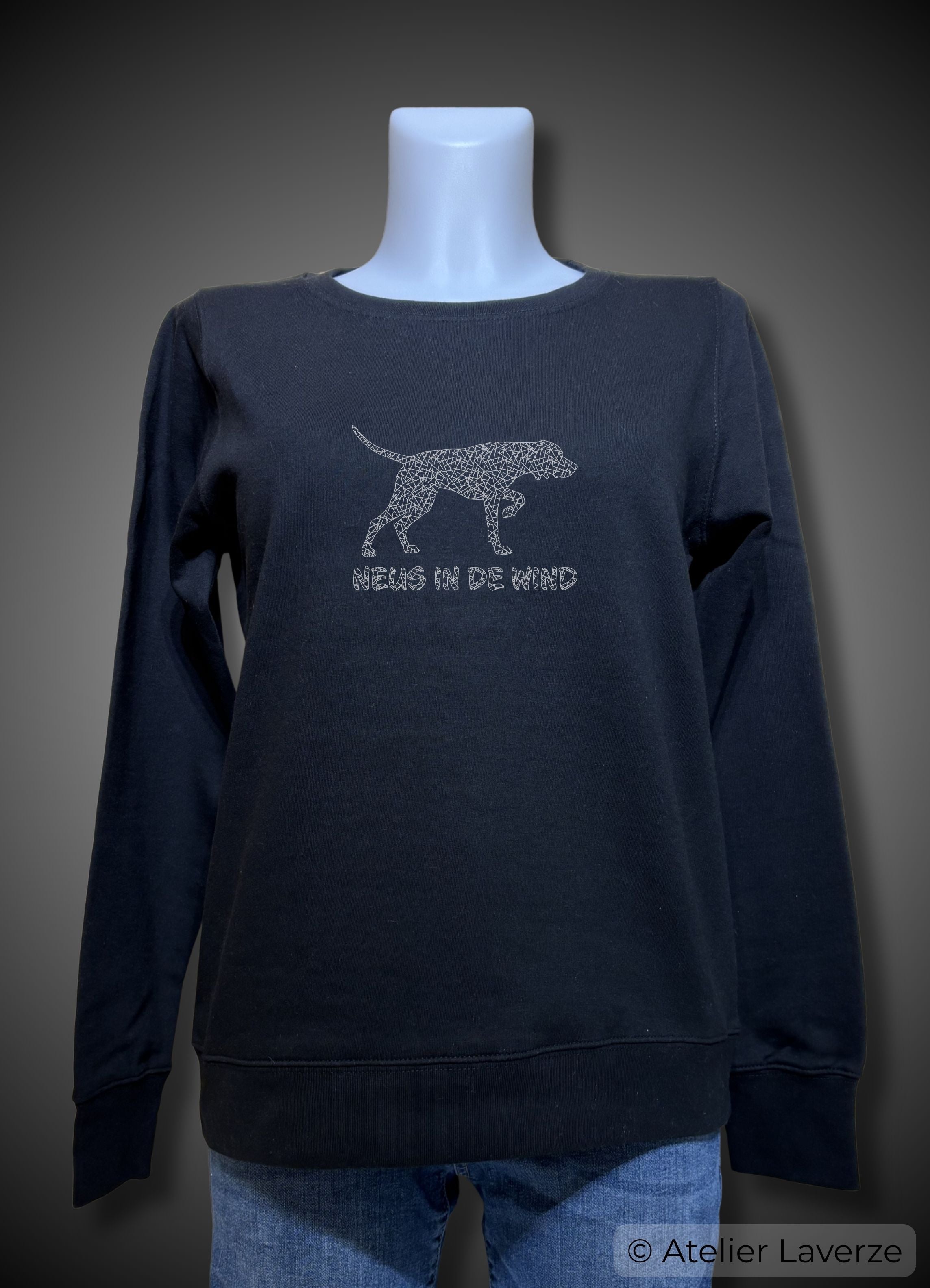 NEUS IN DE WIND (dames sweater)