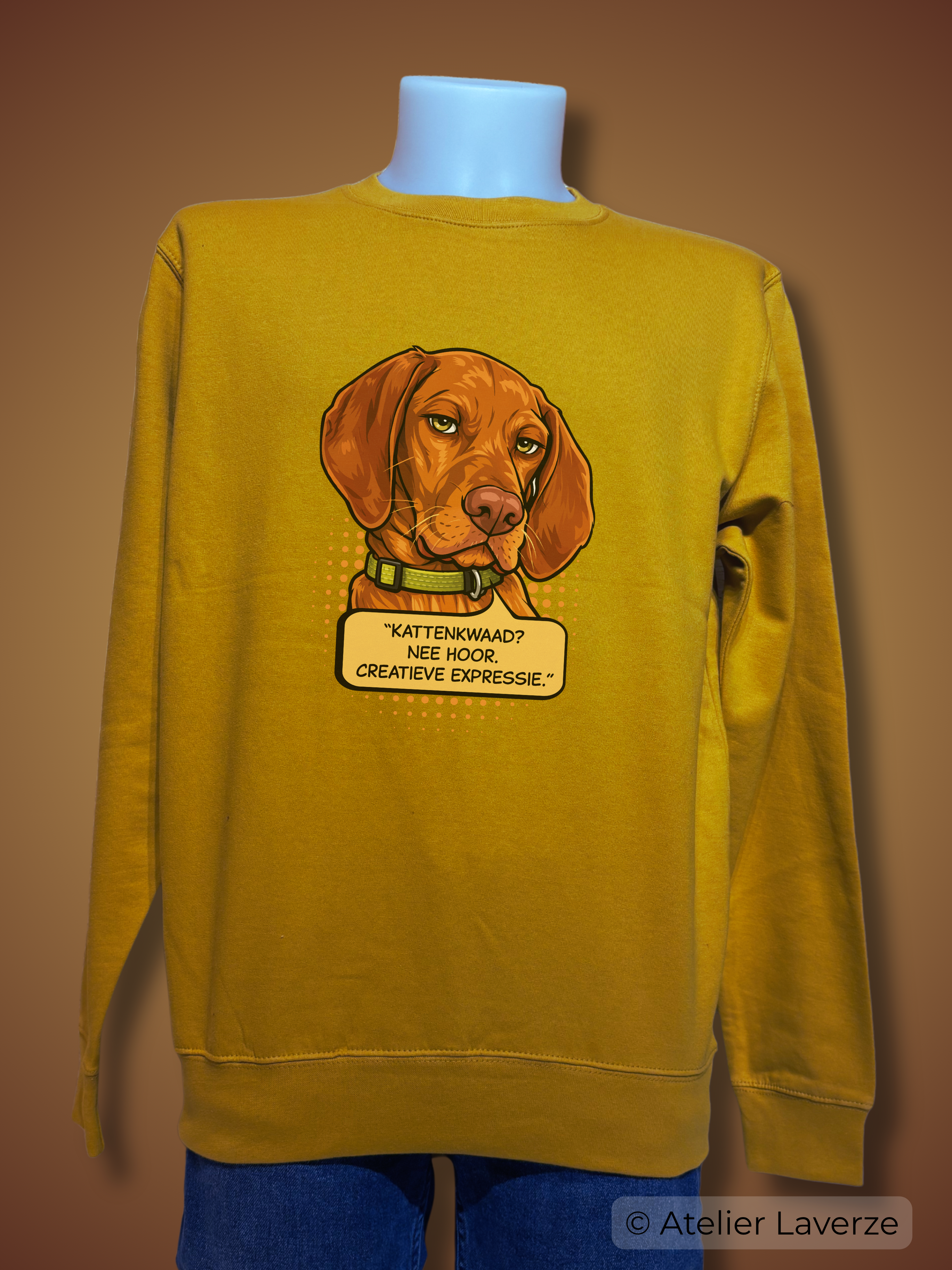 KATTENKWAAD (heren sweater)