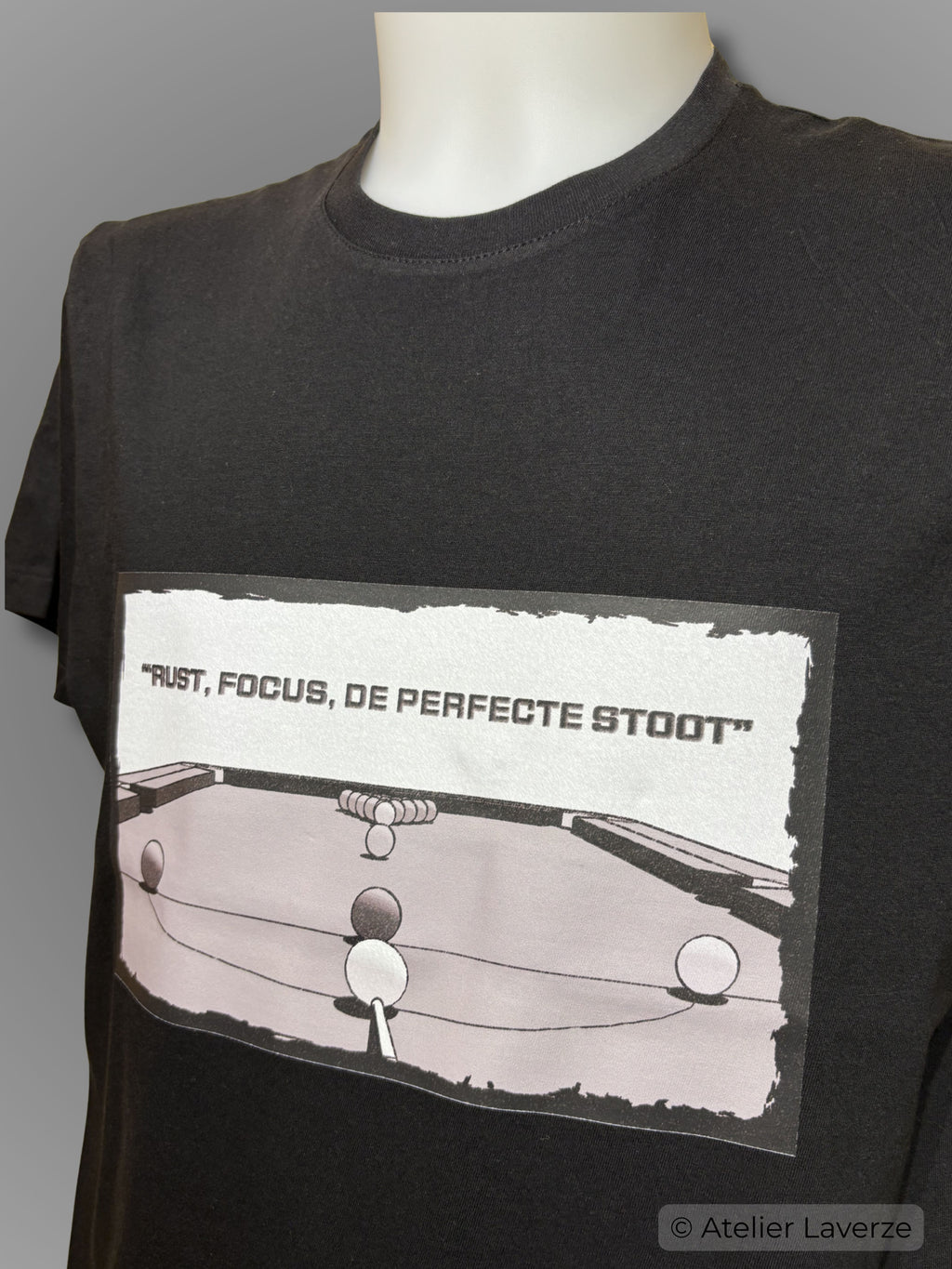 SNOOKER IN BLACK & WHITE (heren sweater)