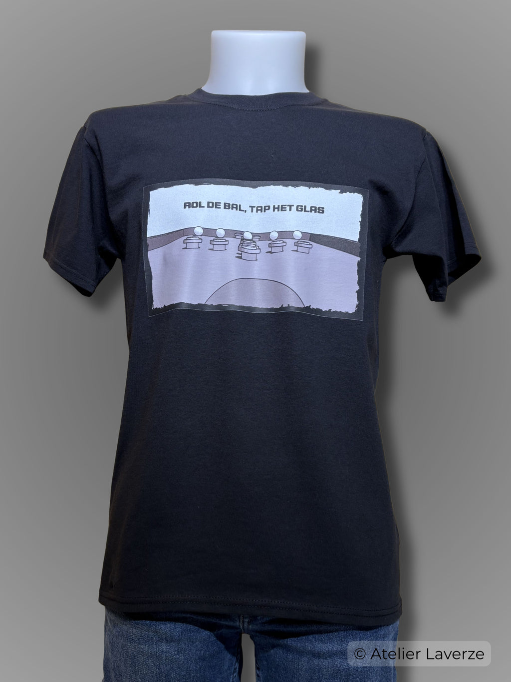 TAPBILJART IN BLACK & WHITE (heren t-shirt)
