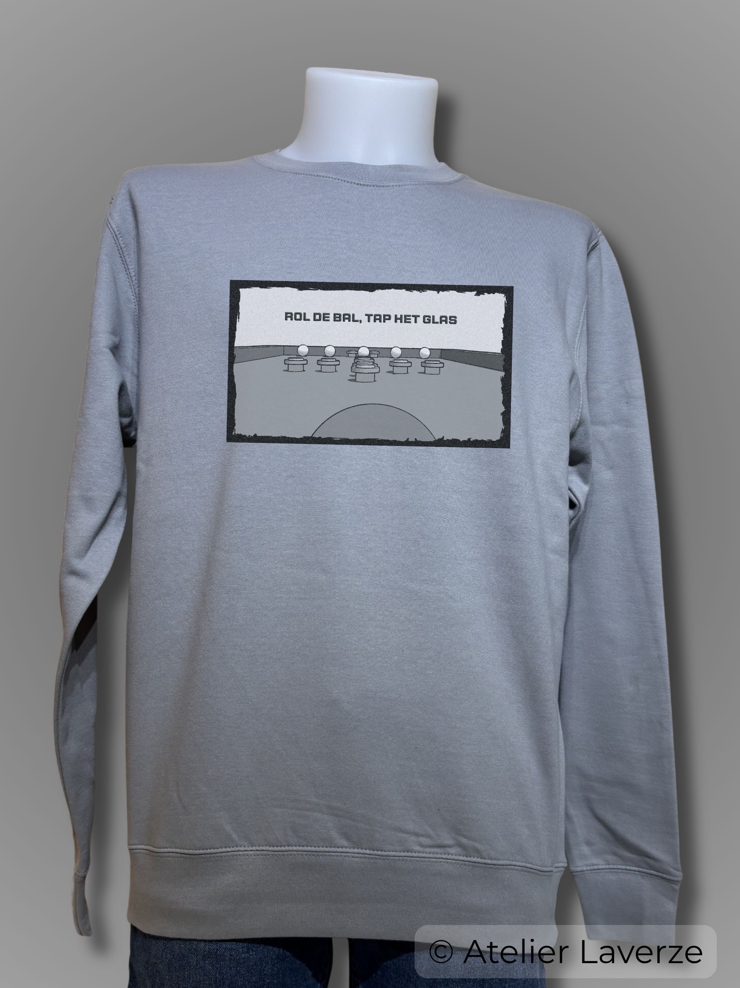 TAPBILJART IN BLACK & WHITE (heren sweater )