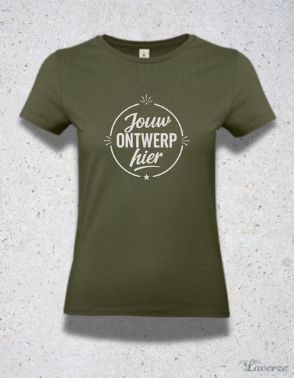 GEPERSONALISEERDE T-SHIRT - DAMESMODEL (uit voorraad)