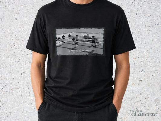 Unisex T-shirt / Grip, Timing, Goal