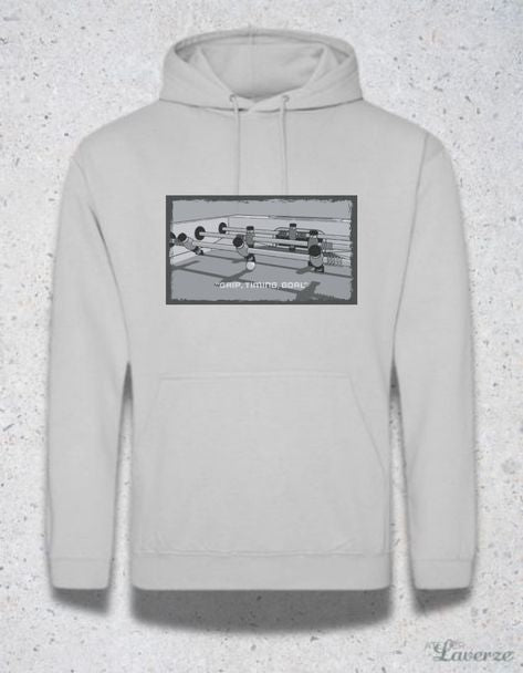 KICKER IN BLACK & WHITE (hoodie)