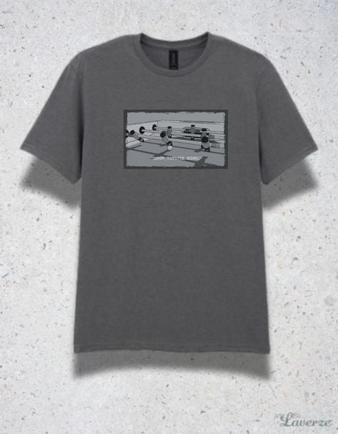 KICKER IN BLACK & WHITE (Unisex T-shirt)