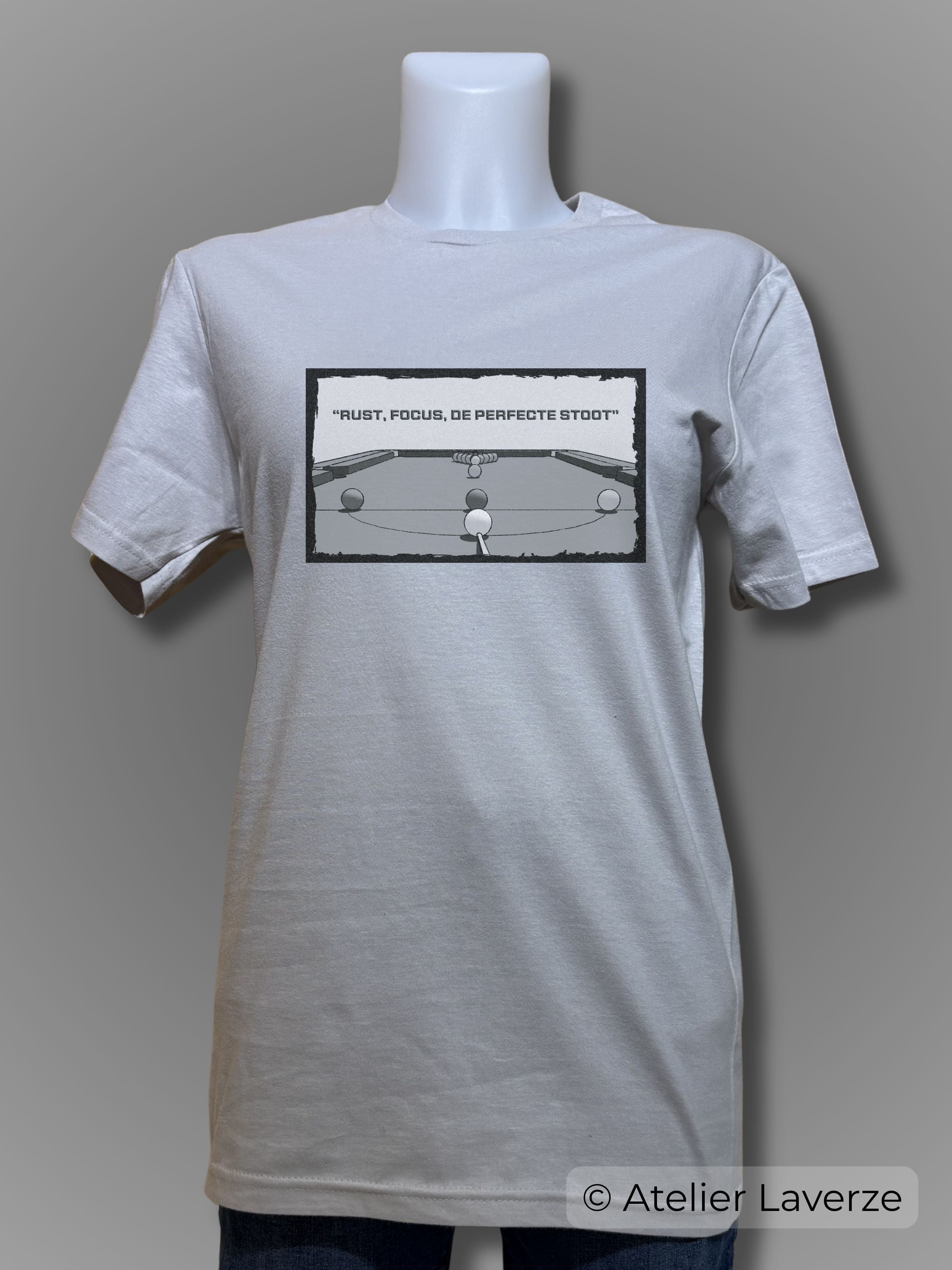 SNOOKER IN BLACK & WHITE (dames t-shirt)