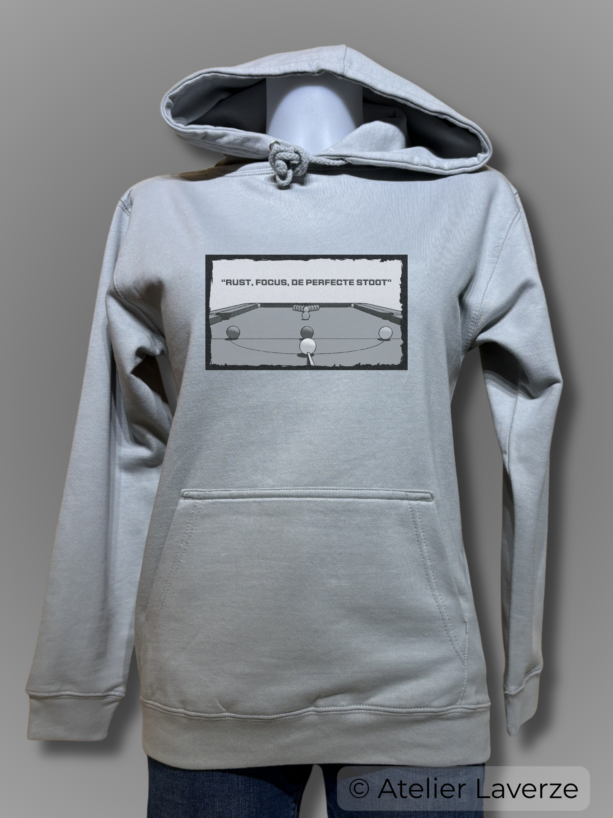 SNOOKER IN BLACK & WHITE (hoodie)