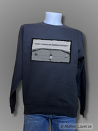 SNOOKER IN BLACK & WHITE (heren sweater)