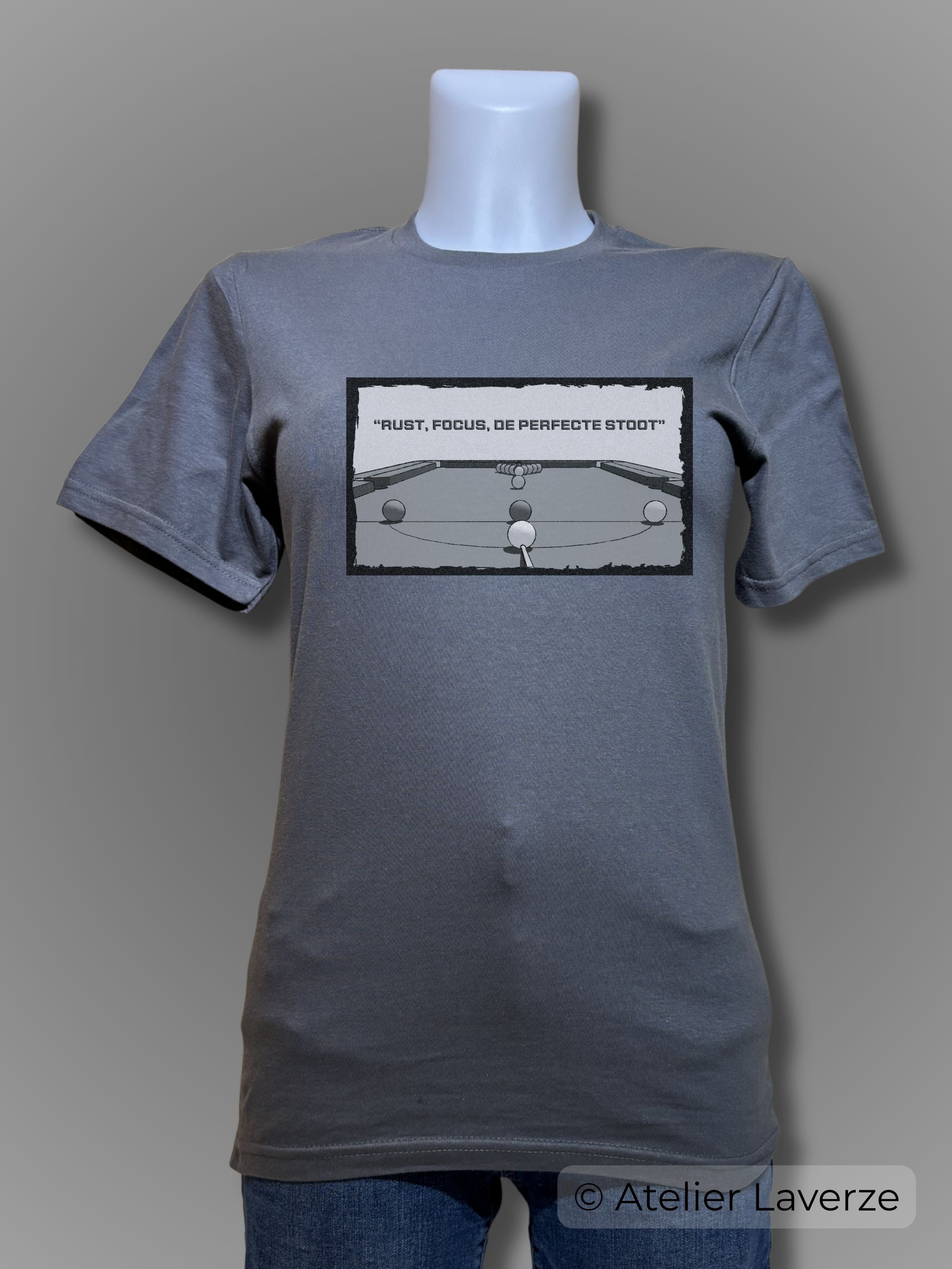 SNOOKER IN BLACK & WHITE (dames t-shirt)