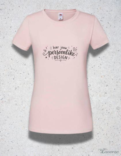 T-SHIRT FRUIT OF THE LOOM PREMIUM - DAMES (maatwerk)