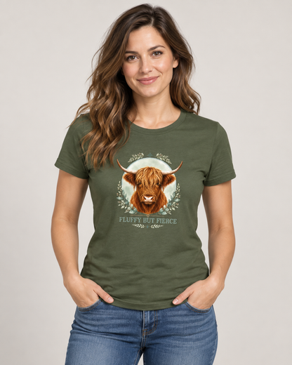 Dames T-shirt / Fluffy But Fierce