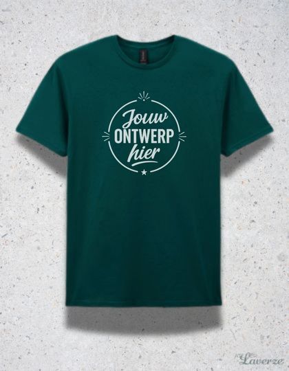 GEPERSONALISEERDE T-SHIRT - UNISEX (uit voorraad)