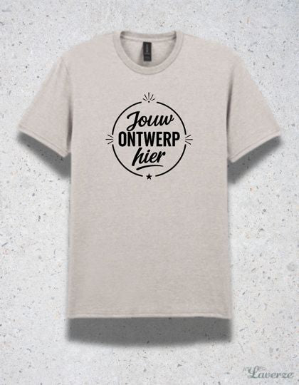 GEPERSONALISEERDE T-SHIRT - UNISEX (uit voorraad)