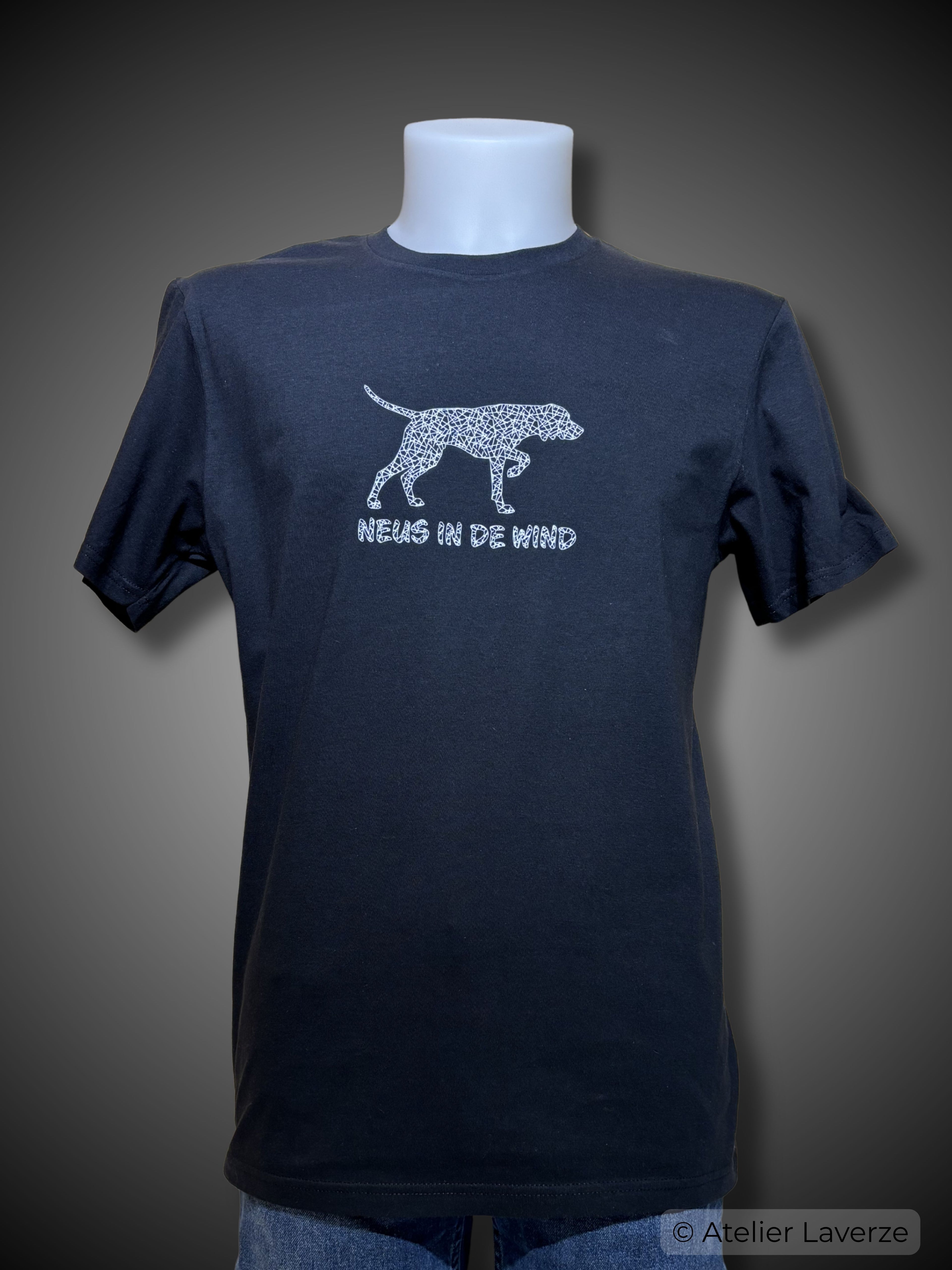 NEUS IN DE WIND (heren t-shirt)