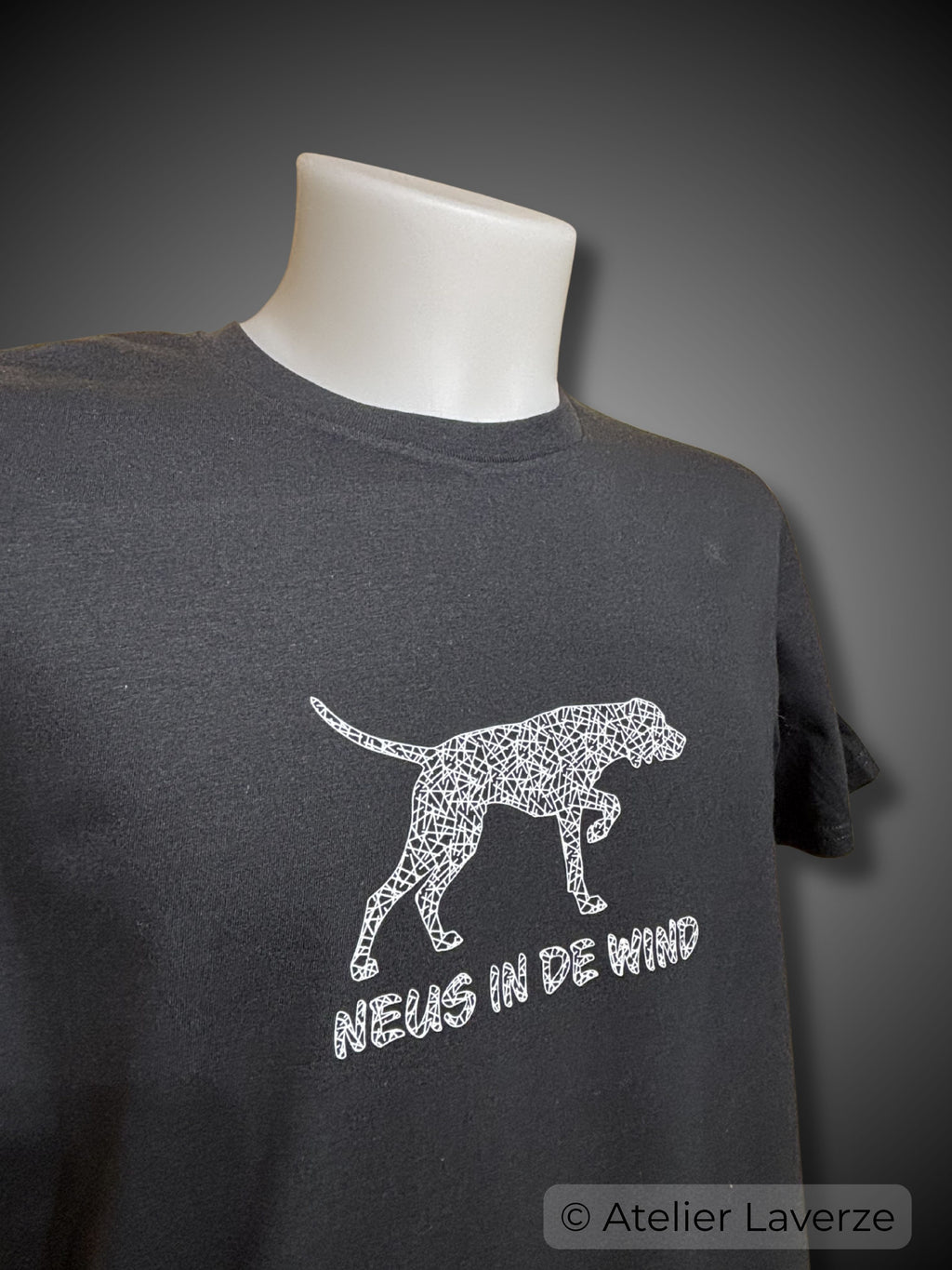 NEUS IN DE WIND (heren t-shirt)