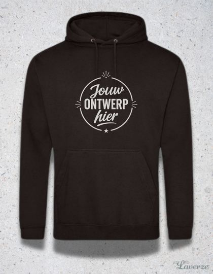GEPERSONALISEERDE HOODIE - UNISEX (uit voorraad)