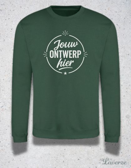 GEPERSONALISEERDE SWEATER - UNISEX (uit voorraad)
