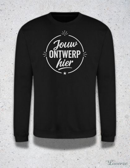 GEPERSONALISEERDE SWEATER - UNISEX (uit voorraad)