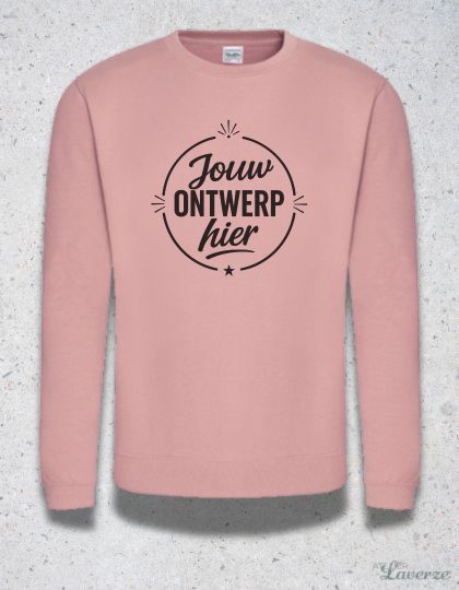 GEPERSONALISEERDE SWEATER - UNISEX (uit voorraad)