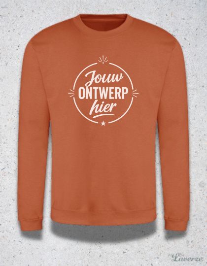 GEPERSONALISEERDE SWEATER - UNISEX (uit voorraad)