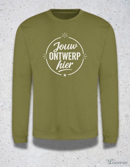 GEPERSONALISEERDE SWEATER - UNISEX (uit voorraad)