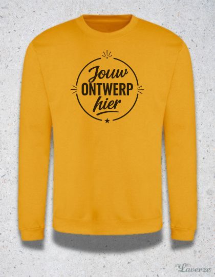 GEPERSONALISEERDE SWEATER - UNISEX (uit voorraad)