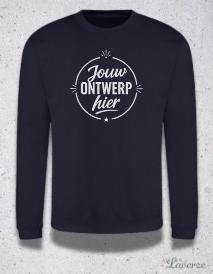 GEPERSONALISEERDE SWEATER - UNISEX (uit voorraad)