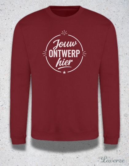 GEPERSONALISEERDE SWEATER - UNISEX (uit voorraad)