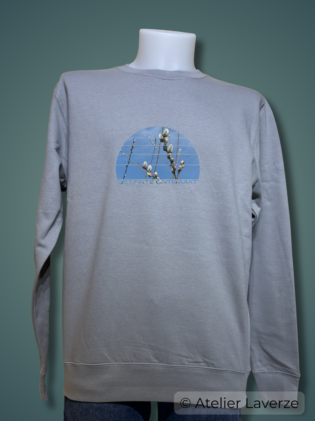 DE LENTE ONTWAAKT (heren sweater)