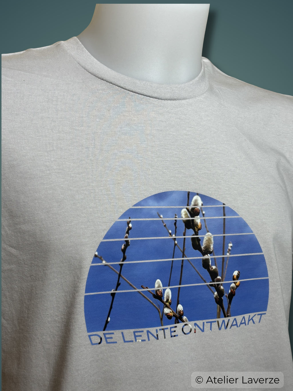 DE LENTE ONTWAAKT (heren sweater)