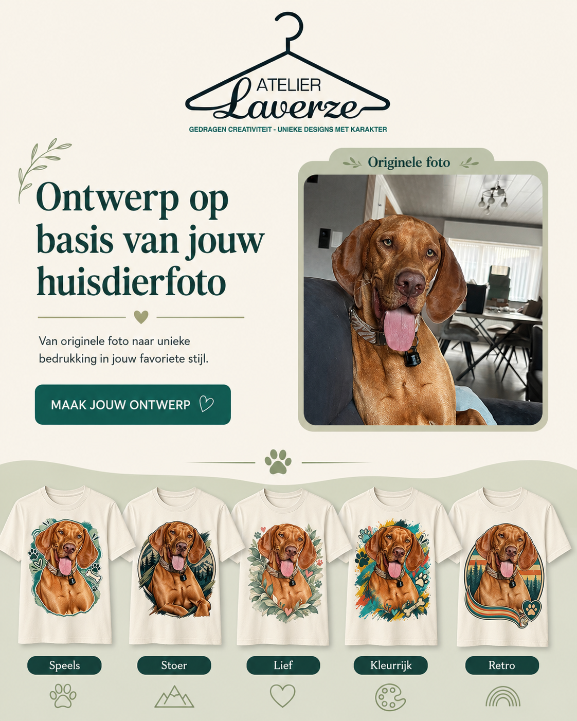 Jouw (huis)dier, uniek ontworpen
